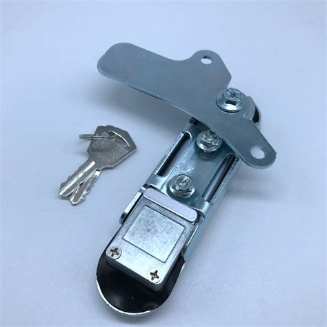 MS727黑白色平面锁，电柜门锁，网络机柜机箱锁，通讯通信柜门锁-阿里巴巴