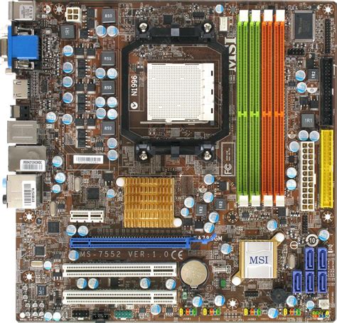 Материнська плата MSI KA780GM ( MS-7552 ) 125W ( Socket AM2+, DDR2, AMD ...