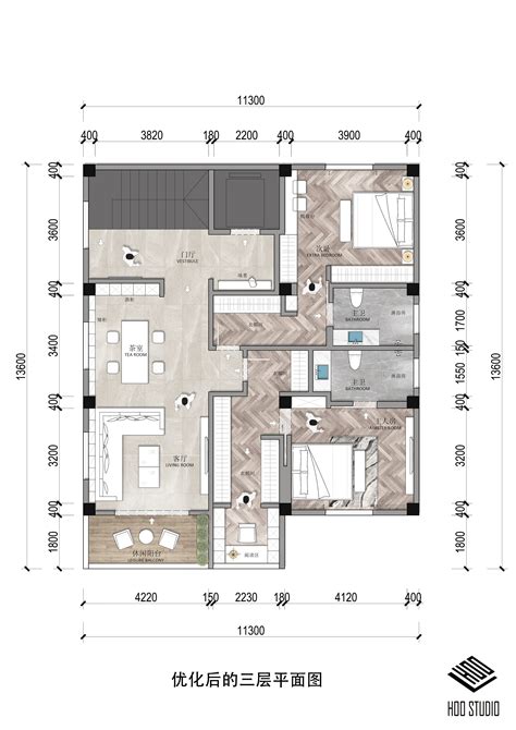 HOO STUDIO--【自建房平面方案优化设计】|空间|家装设计|马顿xHOOSTUDIO - 原创作品 - 站酷 (ZCOOL)