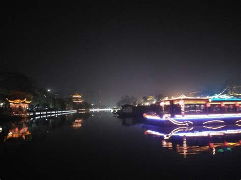 江苏淮安里运河文化长廊夜景,都市风光,建筑摄影,摄影,汇图网www.huitu.com