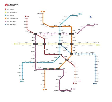 天津地铁最全规划图,天津地铁8号线规划图,天津13条地铁规划图_大山谷图库