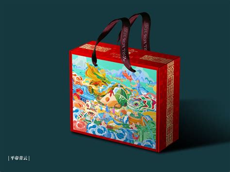 广州巨灵:帝皇至尊2022粽子礼盒包装设计_广州巨灵创意设计-站酷ZCOOL