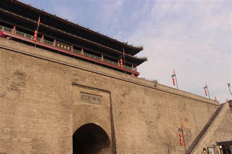 西安古城墙长乐门高清图片下载_红动中国