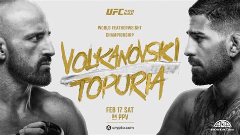 Face off! Alex Volkanovski and Ilia Topuria go head-to-head in official ...