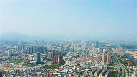 城市航拍湖北荆州城市蓝天白云天际线mp44K视频素材-第27139个作品