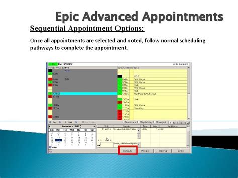 Lesson 7 Epic Appointment Scheduling Advanced Appointments Epic