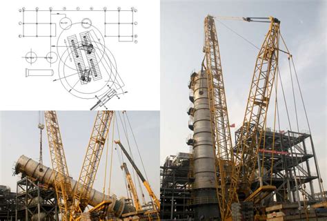濮阳盛通聚源项目DPC装置核心设备——MPC塔吊装成功 - 中国机械工业机械工程有限公司
