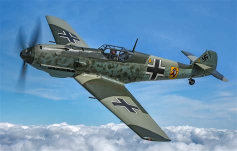Asisbiz Messerschmitt Bf 109G6 Erla 4.JG3 White 10 WNr 166224 force ...