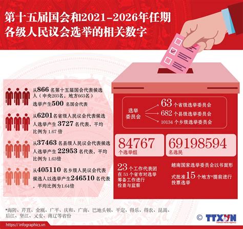 图表新闻：第十五届国会和2021-2026年任期各级人民议会选举的相关数字 | 时政 | Vietnam+ (VietnamPlus)