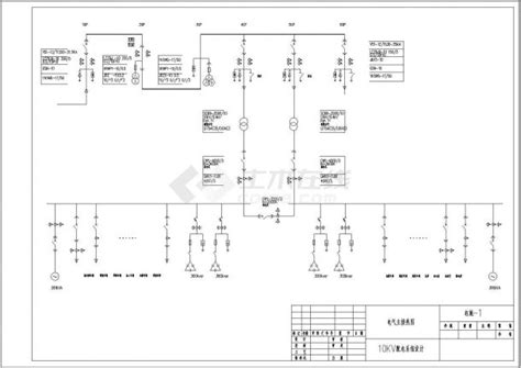 某工程10KV配电系统设计全套图纸_高压电气原理图_土木在线