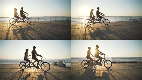 一对夫妇在海边骑双人自行车_1920X1080_高清视频素材下载(编号:5861884)_实拍视频_光厂(VJ师网) www.vjshi.com
