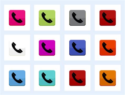 手机拨号键PNG图标 - 爱图网设计图片素材下载