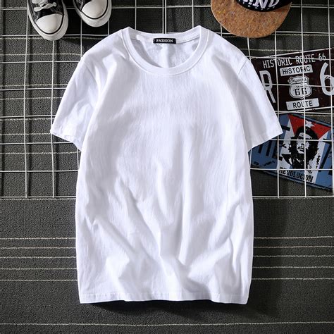定制纯棉白T恤纯白短袖上衣广告衫印图印字logo工作服-阿里巴巴