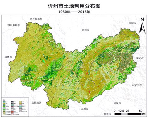 忻州市土地利用数据-土地资源类数据-地理国情监测云平台