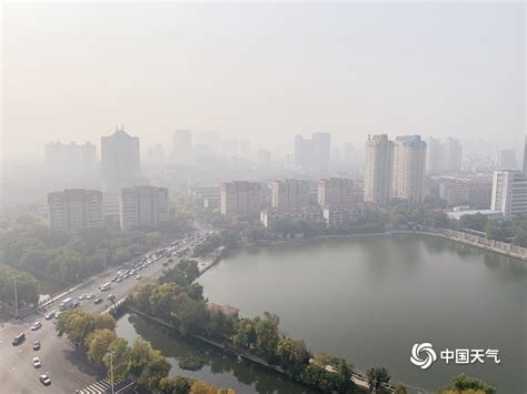 雾和霾影响天津 能见度不佳高楼若隐若现-天气图集-中国天气网