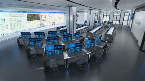 现代交通指挥中心 - 效果图交流区-建E室内设计网