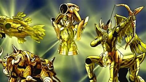 圣斗士星矢 -十二件黄金圣衣在冥界集结，产生神奇共鸣！