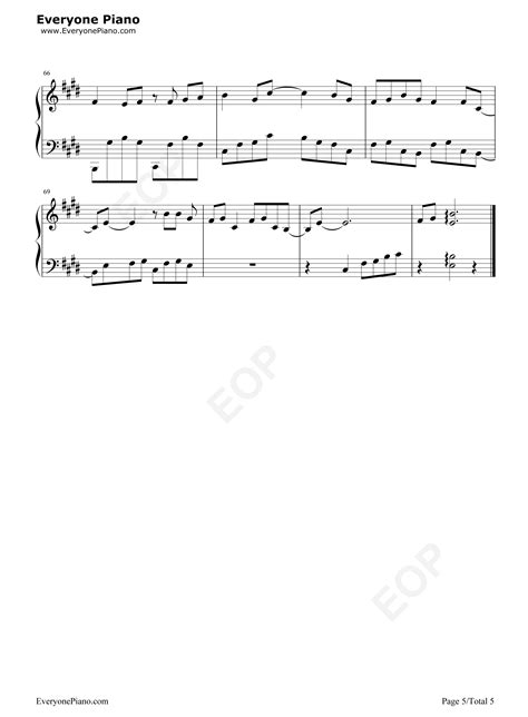 水墨江南-古风歌曲五线谱预览5-钢琴谱文件（五线谱、双手简谱、数字谱、Midi、PDF）免费下载