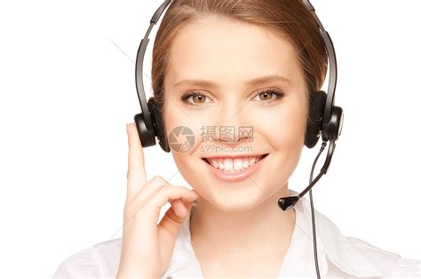 帮助热线接线员女性微笑接待员服务工人快乐商业耳机中心求助高清图片下载-正版图片321374528-摄图网