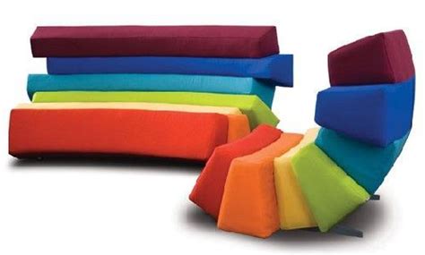 多彩而舒适的软垫沙发 - 家居装修知识网