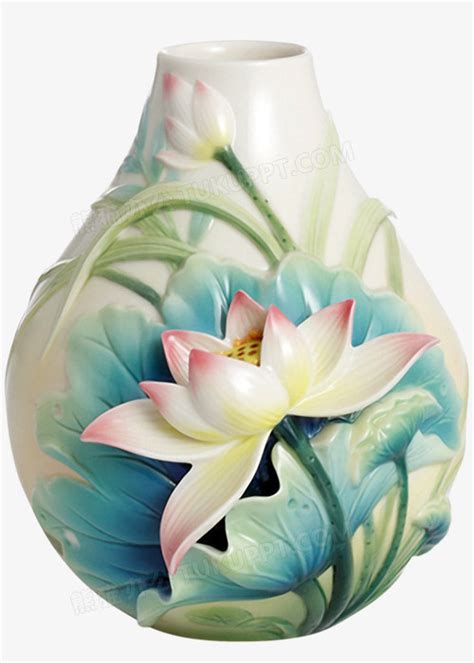 手绘花瓶图片