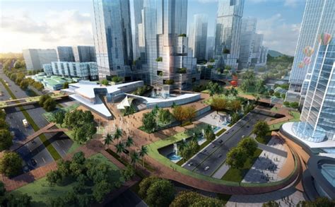 深圳湾超级总部城市规划设计方案SU模型（附CAD总平面图 PDF文本方案）[原创]