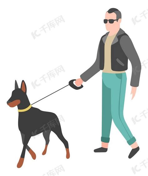 牵狗非主流头像