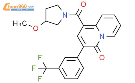 104587-05-5,Pyrrolidine,3-methoxy-1-[[4-oxo-3-[3-(trifluoromethyl ...