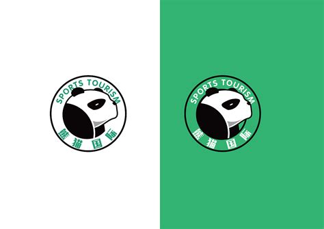 以熊猫剪影为标志向量进行设计。icon熊猫动物Logotype概念设计元素图片_ID:350674895-Veer图库