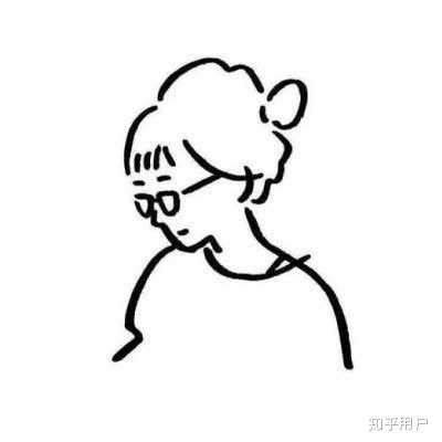非主流白色简约头像