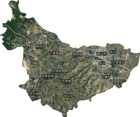 孝义地图 - 孝义卫星地图 - 孝义高清航拍地图