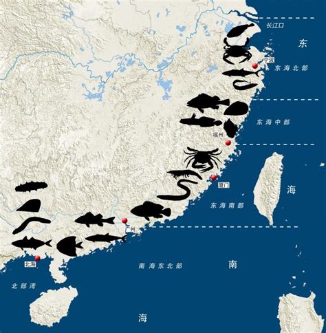 中国四大海域分界线图，中国4大海域简介 （初中地理重要的10条地理分界线你必须收下）_犇涌向乾