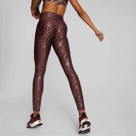 PUMA DECO GLAM HIGH-WAIST 7/8 LEGGINGS - 522628-42