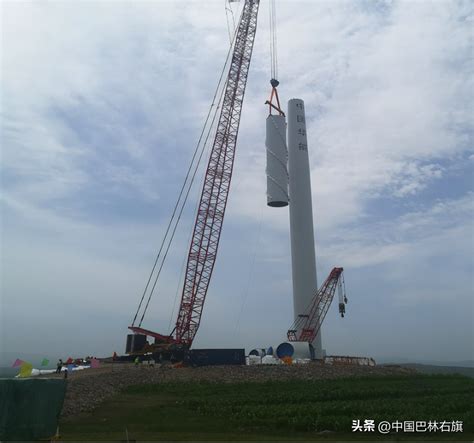 | 华能巴林右旗20万千瓦高比例储能+生态修复风电项目圆满完成首台风机吊装 - 风机汇