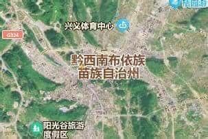 贵州省黔西南州旅游地图 - 黔西南州地图 - 地理教师网