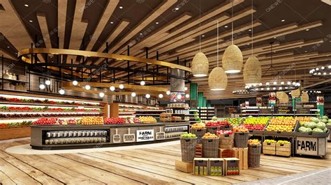 天霸设计为汕头超市装修设计提供精妙效果图参考-建筑设计作品-筑龙建筑设计论坛