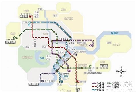 杭州地铁6号线二期规划（附线路走向）- 杭州本地宝
