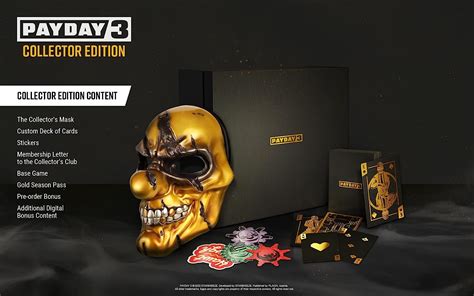 PAYDAY 3 COLLECTORS EDITION | XBOXחנות גיימינג - משחקי וידאו, אביזרים ...