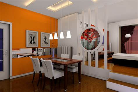 室内餐厅渲染效果图|空间|家装设计|巢派展厅设计 - 原创作品 - 站酷 (ZCOOL)