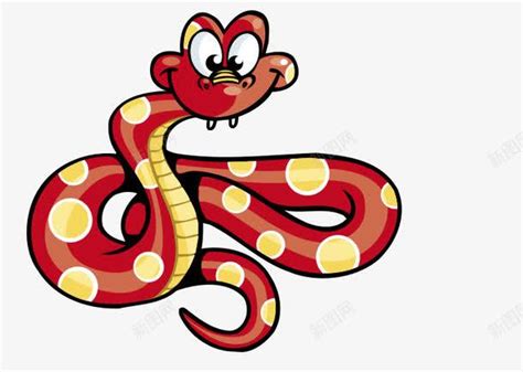 卡通蛇类红色png图片免费下载-素材0xqajPaeg-新图网