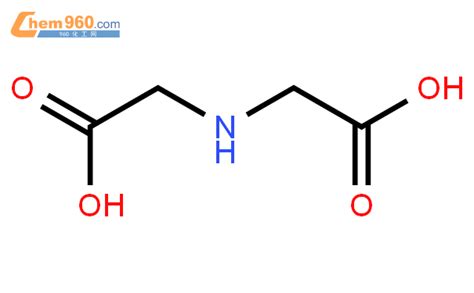 142-73-4_亚氨基二乙酸CAS号:142-73-4/亚氨基二乙酸中英文名/分子式/结构式 – 960化工网