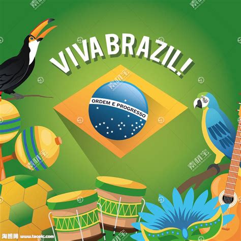 巴西旅游海报矢量图片(图片ID:584977)_-海报设计-广告设计-矢量素材_ 素材宝 scbao.com