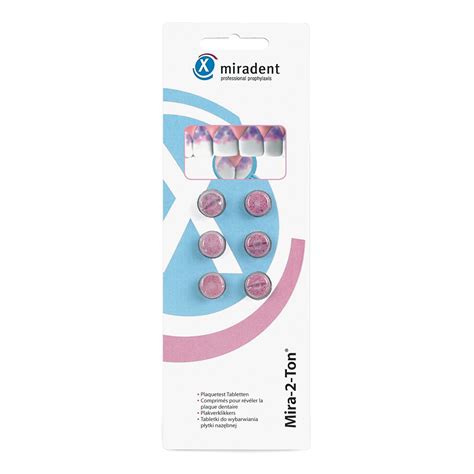 Miradent Mira-2-Ton tablete za preverjanje zobnih oblog :: Prvalekarna