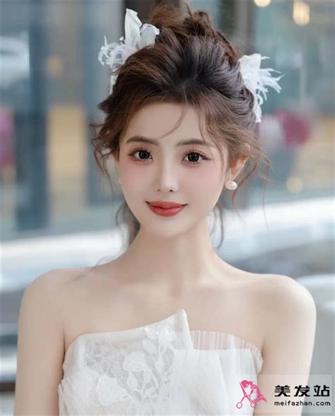 梦幻新娘发型图片