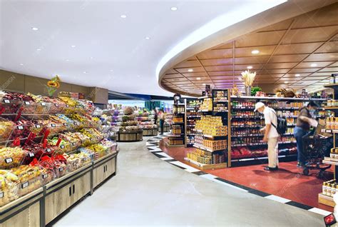 某超市-设计案例-建E室内设计网
