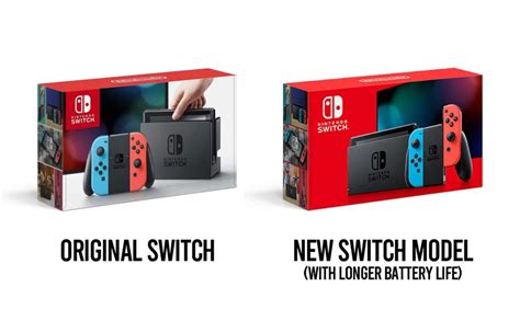 新旧版 Nintendo Switch 对比，续航和画面帧数均有提升