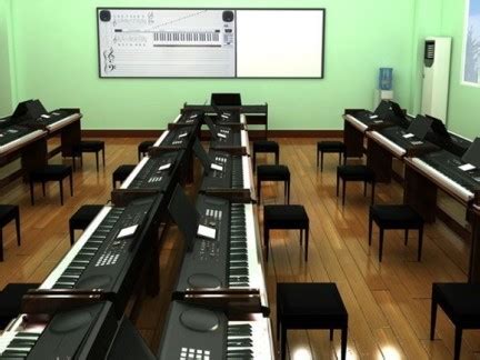 培训班300平商铺设计 音乐美术钢琴培训班装修设计图-公装效果图_装一网装修效果图