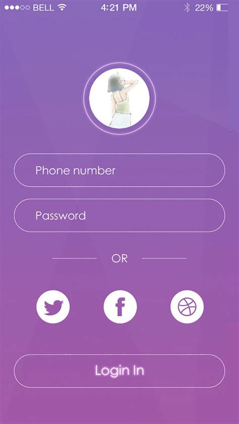 app登陆和注册页面|UI|APP界面|sunjinjing - 原创作品 - 站酷 (ZCOOL)