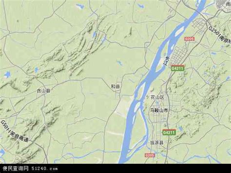 和县地图 - 和县卫星地图 - 和县高清航拍地图