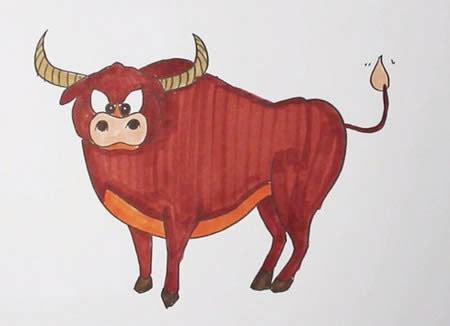 手绘牛的简笔画怎么画呢，牛怎么画简单又漂亮？-黄鹤楼动漫动画制作公司！